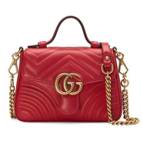 gucci gg marmont small red|gucci small marmont bag black.